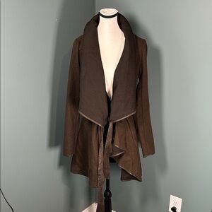 HYFVE Brown Open Front Trench Coat